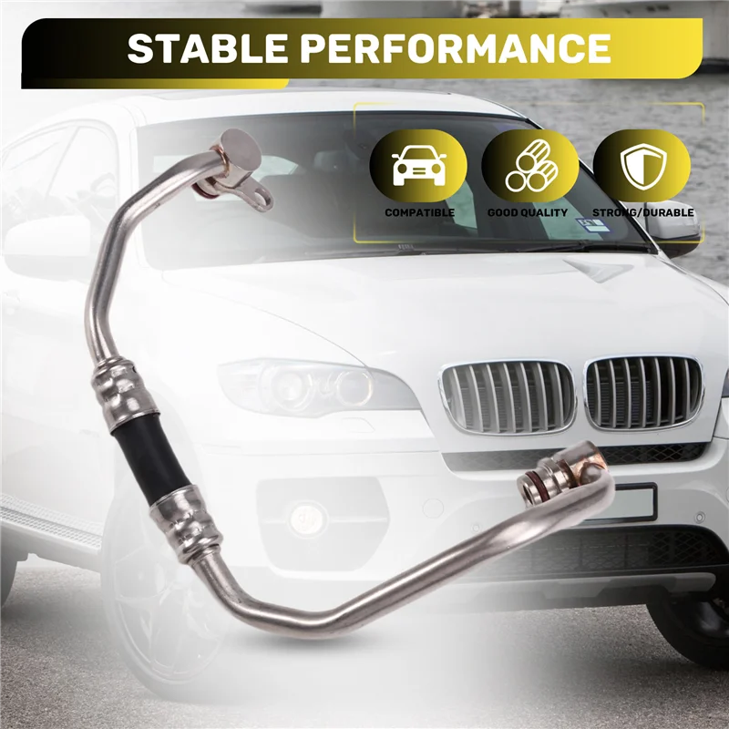 11537563706 Turbocharger Coolant Water Pipe For BMW X6 E71 Xdrive35i N54