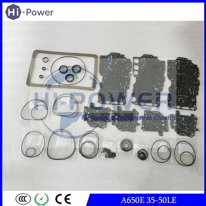 

A650E 35-50LE Transmission Clutch Rebuild Repair Kit For GS300 GS400 GS430 LS400 LS430 SC400 Aristo Gearbox Oil Seal Gaskets