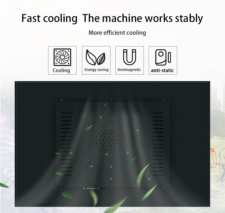 21.5 INCH INDUSTRIAL PC RESISTANCE TOUCH COMPUTER1920*1080  Industrial Computers J1800/J1900 / I3 / I5 / I7 cpu all in one pc