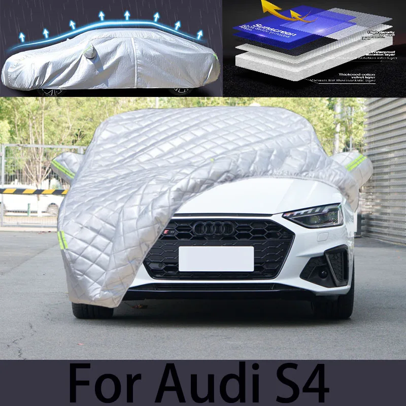 

For Audi S4 Car hail protection cover Auto rain protection scratch protection paint peeling protection car clothing