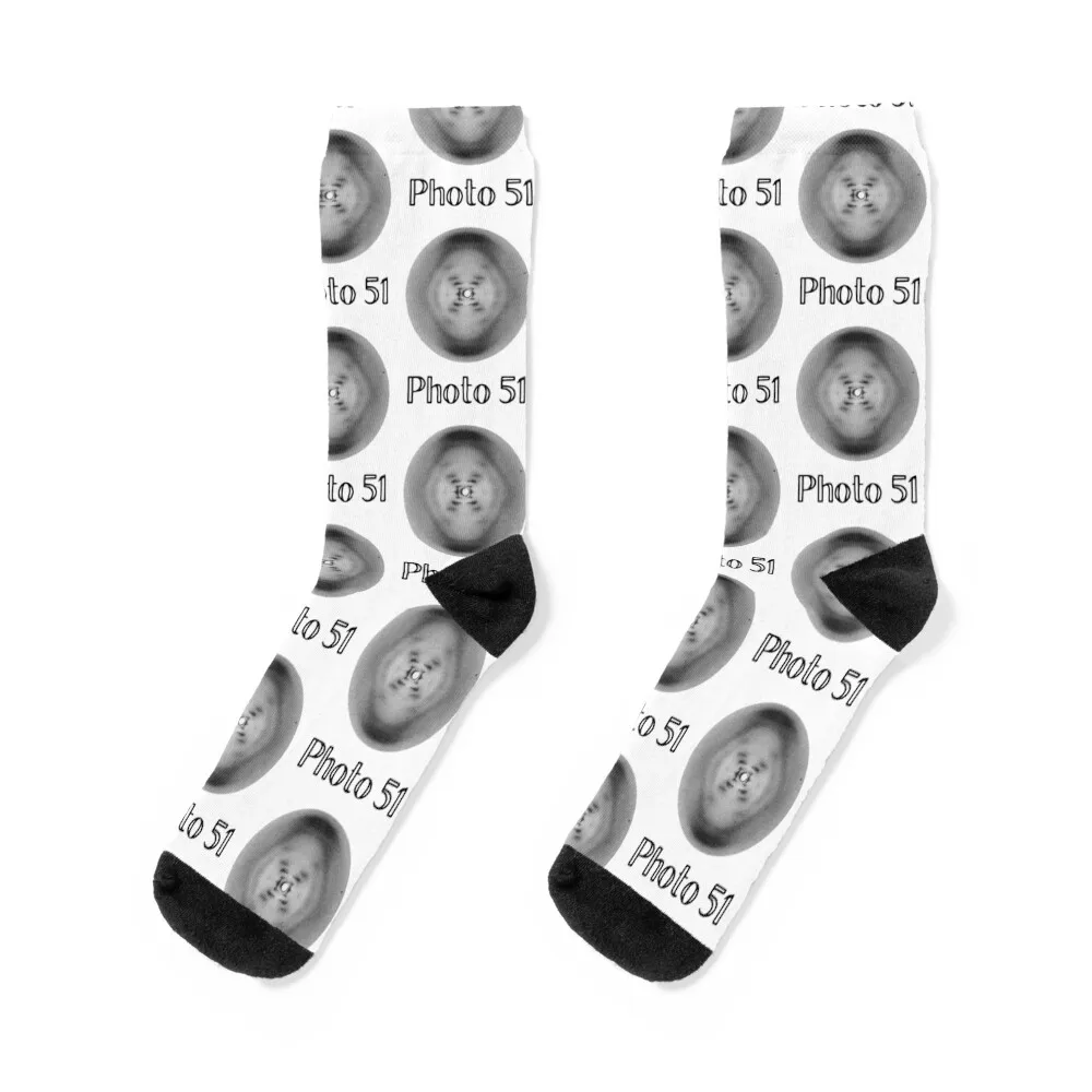 

Photo 51 X-ray diffraction of DNA by Rosalind Franklin, Raymond Gosling Nature Women in STEM science Socks