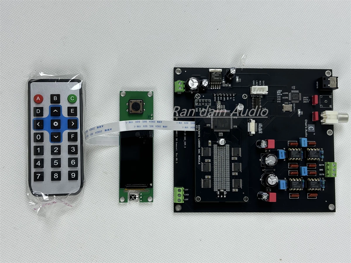 R2R Decoder Board PCM24-bit Discrete Resistance Ladder Positive And Negative DAC Complementary Type,44.1khz48khz96khz88.2khz192k