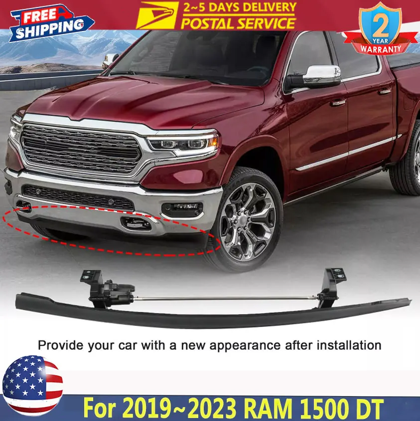 

Car Active Air Dam For Ram 1500 DT 2019 2020 2021 2022 2023 Front Active Air Dam Replace Part OEM Mopar 68274406AH 68274406AG