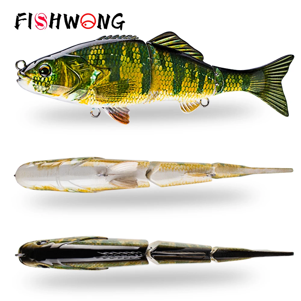 FISHWONG 2PCS / Kit Glider Bait Fishing Lure 15.5CM 50G Gliderbait Artificial Hard Bait Swimbait For Bass Fishing Lure
