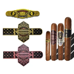 custom.Factory Prices Stamp Personalized Cigar Band Box Labels cigar Sticker