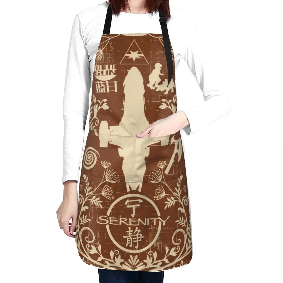 Firefly Damask Apron Goods For Home And Kitchen Funny Apron