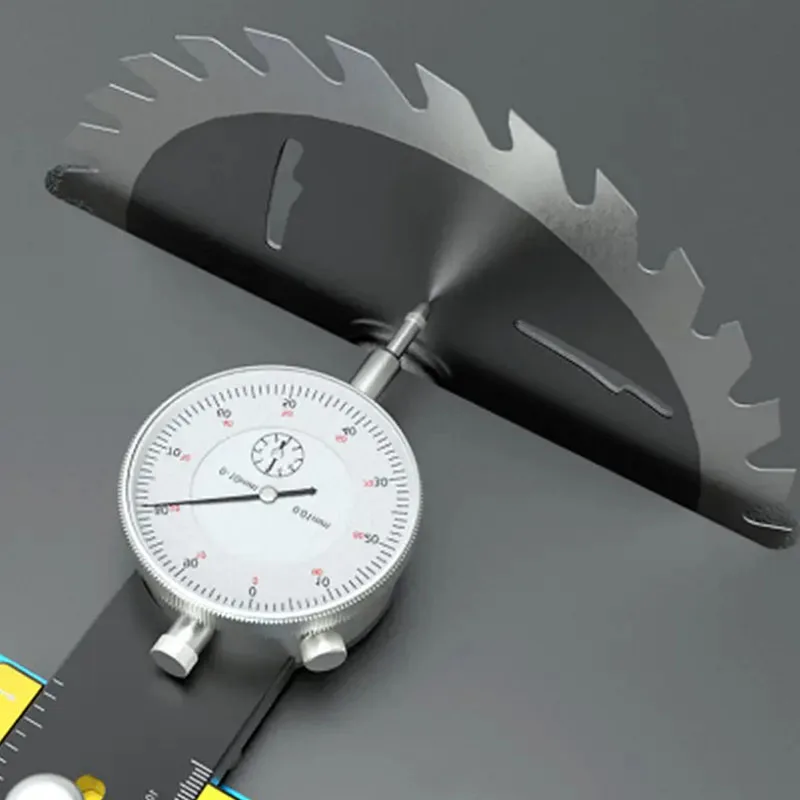 

Aluminum Alloy Table Saw Dial Gauge Corrector for Saw Table Saw Blade Parallelism Correction Woodworking Tool Gauge