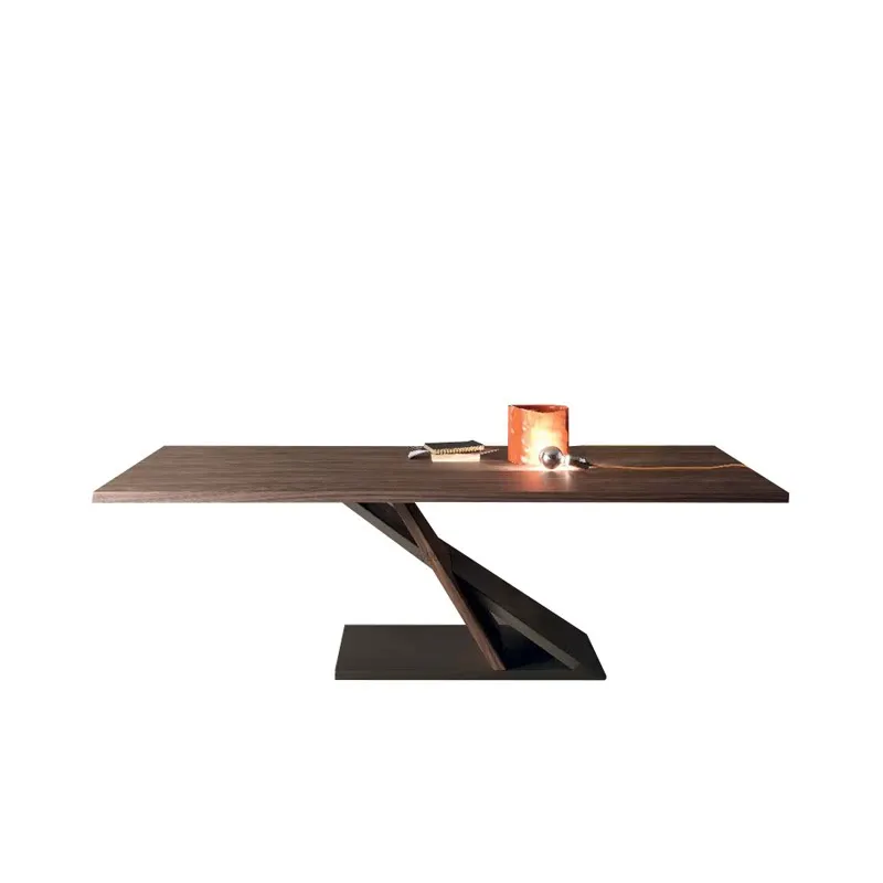 Minimalist Modern Conference Table Solid Wood Long Table Home Study Desk Designer Workbench Light Luxury Office Desk Furniture