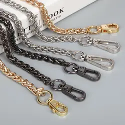 Fashion 60cm 120cm Bag Chains Replacement Metal Alloy Shoulder Bag Straps Purse Chain Belt