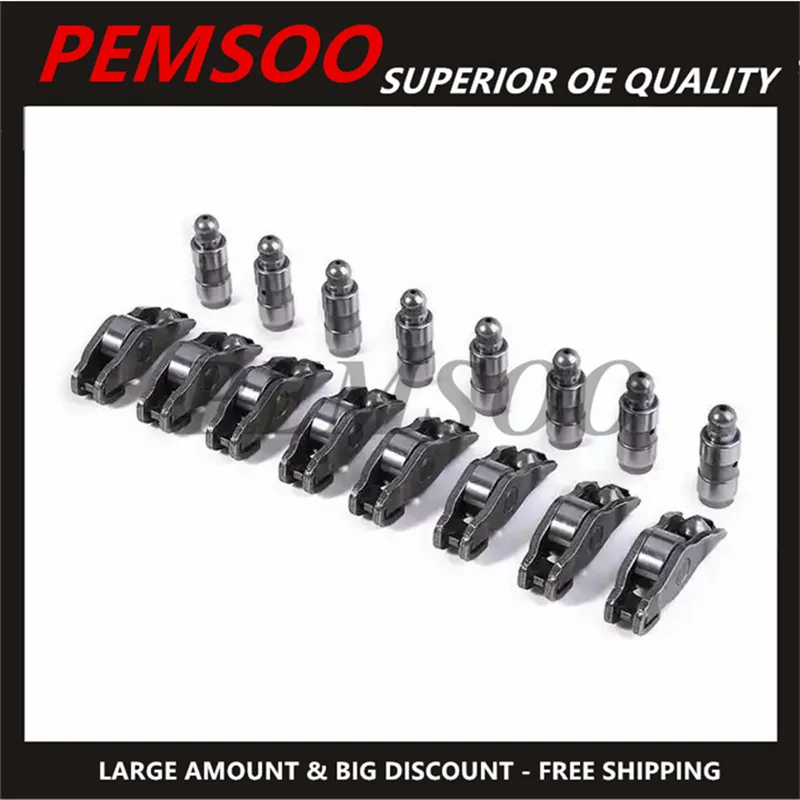 022109423D 06B109417C New 1.6L Valve Hydraulic Lifters Rocker Arms Tappets Set Fit For VW Golf Passat Touran For AUDI A3 BSE/BSF