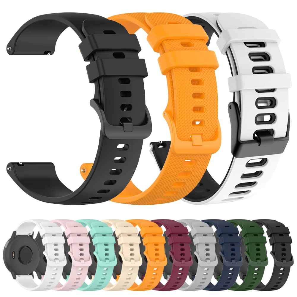 Universal 22mm 20mm Silicone Straps For Huawei Watch Band GT 4 GT3 GT 2 Pro 42 46mm Sports Belt Watch 4 Pro Bracelet Accessorie