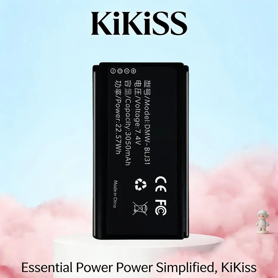 

Аккумулятор для цифровой камеры Dmw-BLJ31 3050 мАч для камер Panasonic Lumix S1H S1R S1RM S1M S1