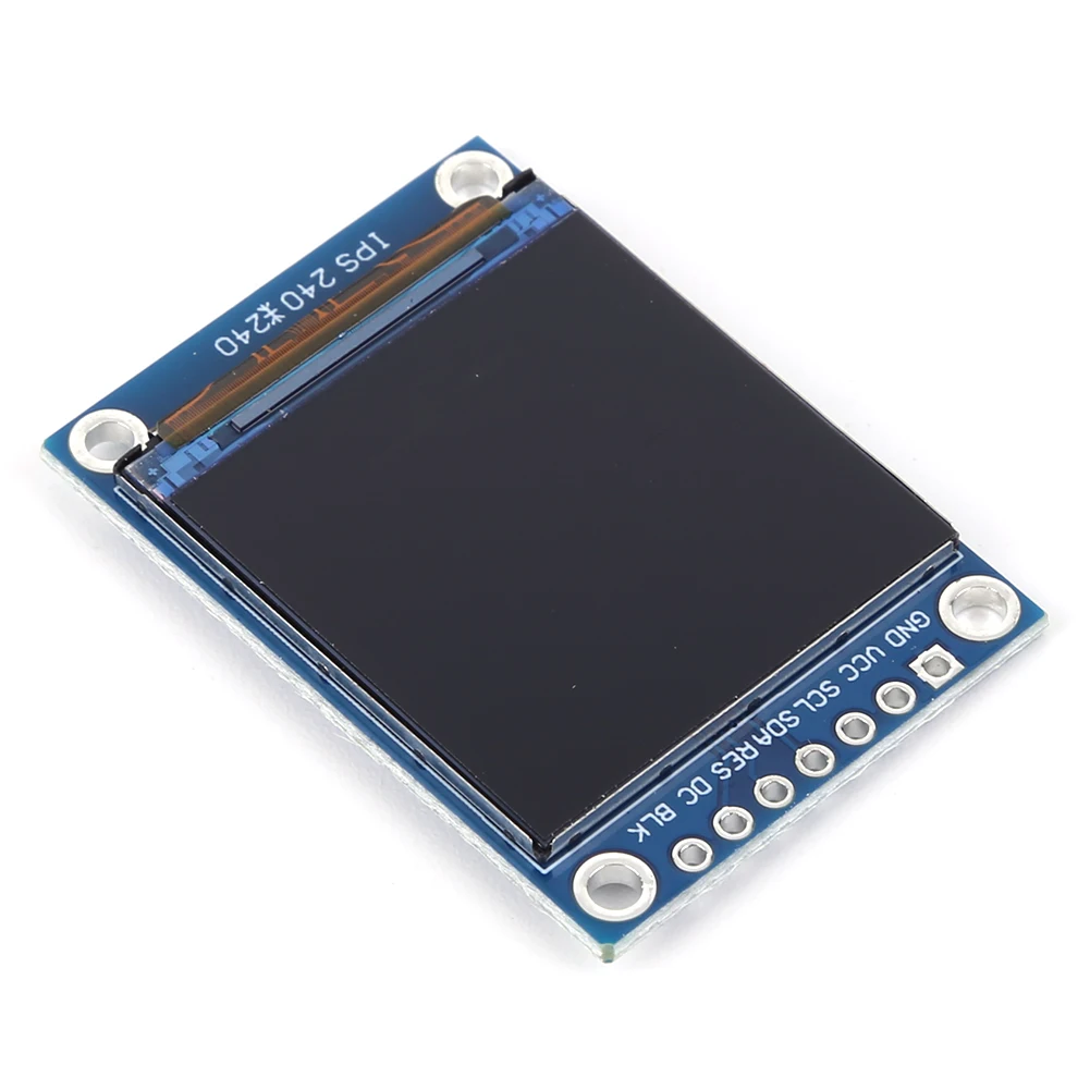 1.3 Inch LCD Screen Display Module SPI Interface ST7789 IPS Display Module 3.3V 240x240 Pixels 7 Pin Electronic Components