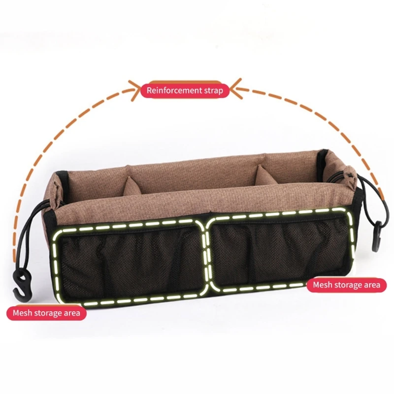 Carrinho de bebê armazenamento grande capacidade viagem pendurado saco múmia titular garrafa telefone pram sacos fraldas carrinho de bebê acessórios