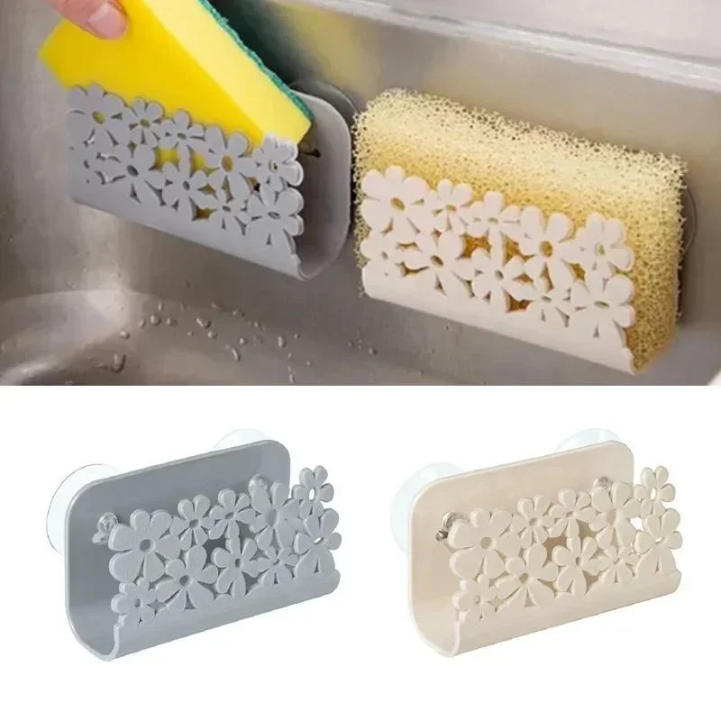 Dish Cloths Rack Sponge Holder Clip Rag Storage Rack Kitchen Bathroom Gadget