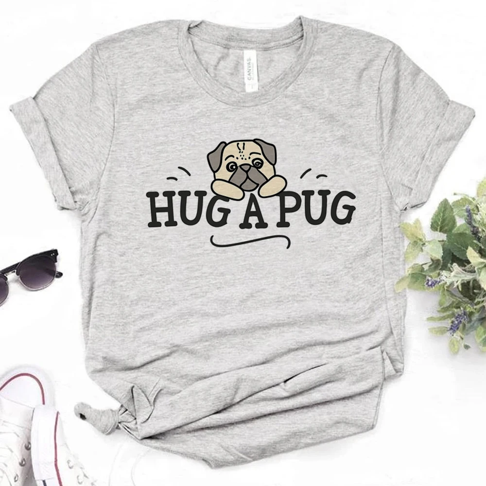 

Pug Tee women designer top girl designer funny clothes