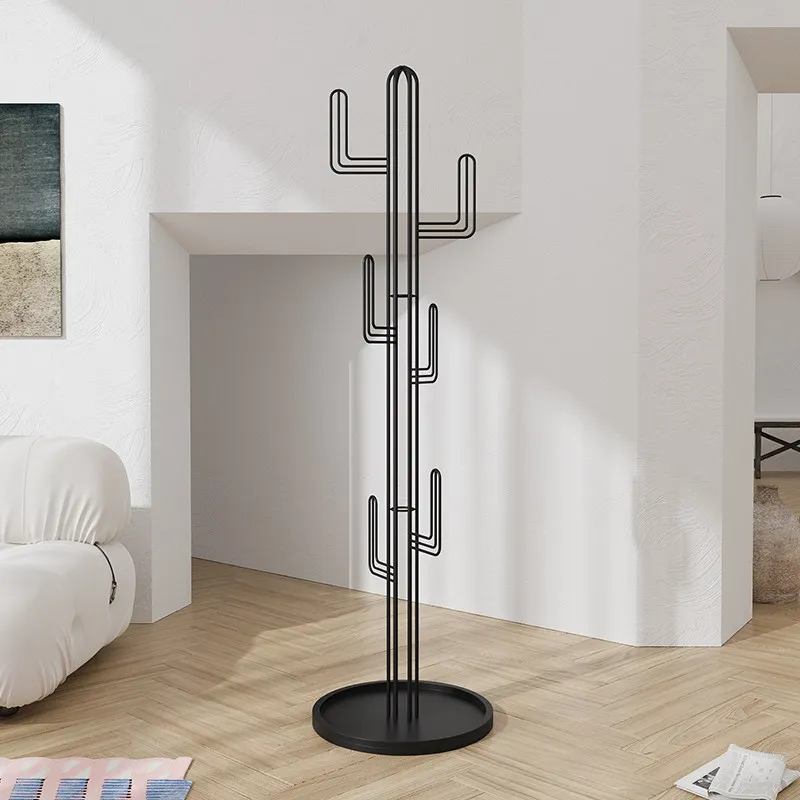 Modern Nordic Corner Coat Stand for Entryway Bag Storage Minimalist Clothes Hanger for Bedroom Floor