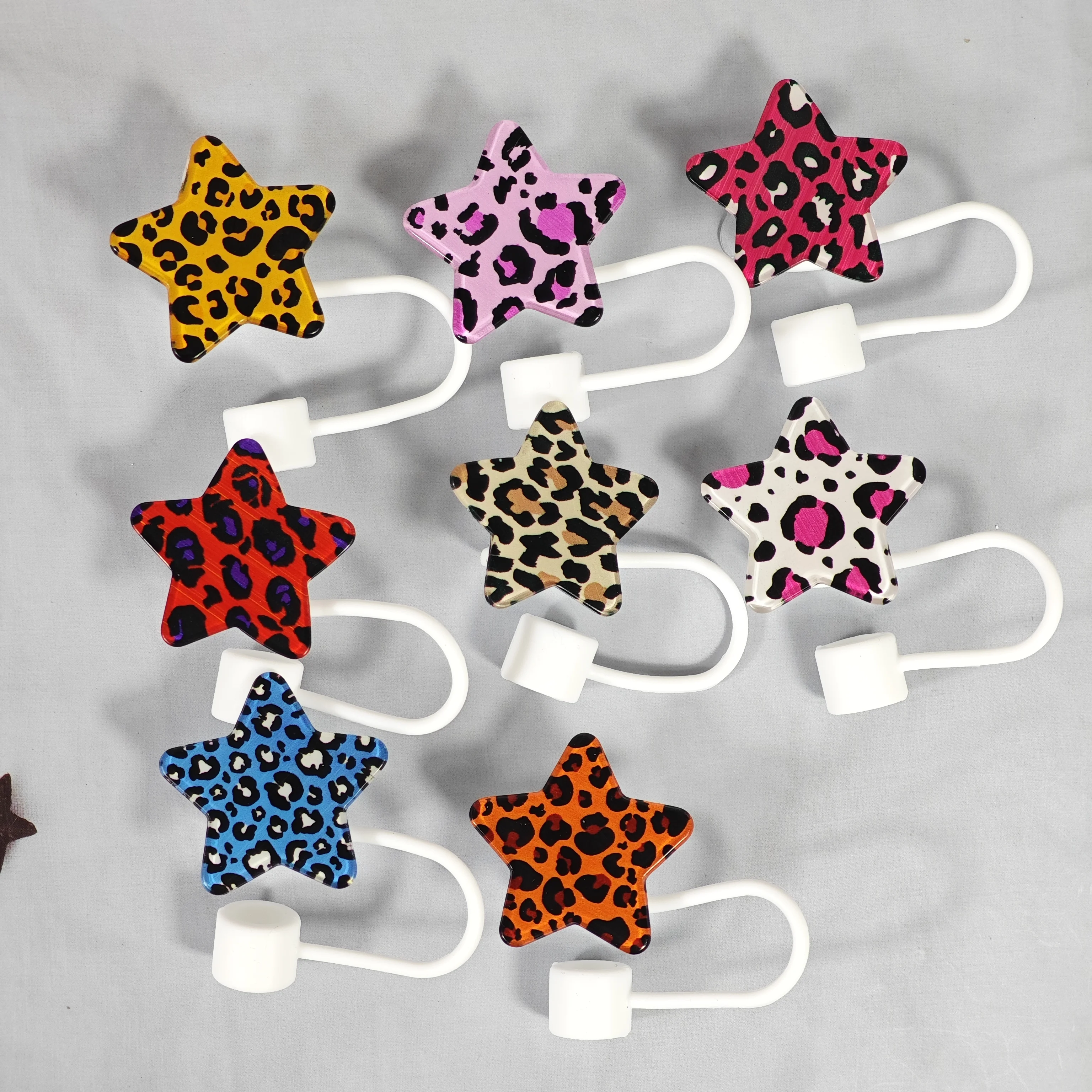 New Star Straw Cap, Cup Accessory, Straw Dust Cap, Five-Pointed Star Straw Dust Plug