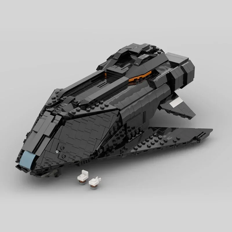 Moc-bloques de construcción modulares para niños, juguete de ladrillos para armar nave militar de asalto, serie Dangerous Assault Ship, ideal para regalo