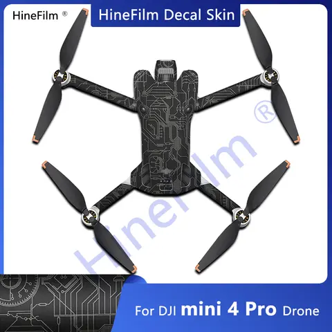 DJI Mini 4 Pro 프리미엄 스티커 용 DJI Mini 4 Pro 드론 데칼 스킨 안티 스크래치 보호 랩 커버 케이스 필름