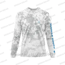 Googan Squad Men's Upf 50+ Sun Protection Hoodie Shirt Long Sleeve Spf Fishing Outdoor Uv Hiking Shirts Lightweight.