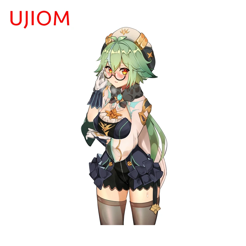 UJIOM Genshin Impact Valeria Rodriguez الجدار ملصق الجدة NSFW هنتاي ملزمة صورة ملصق مائي مسلية غرفة المعيشة الديكور #4