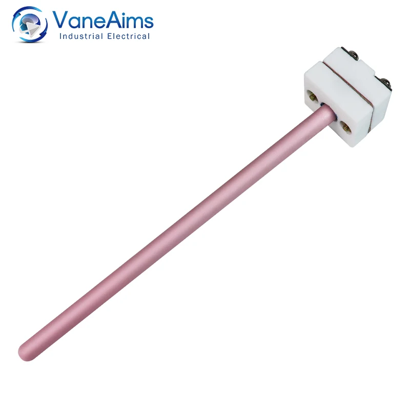 Type S Platinum Rhodium Thermocouple WRP-100 VaneAims 150mm Probe Temperature Sensor 0-1300℃ for Muffle Furnace Electric Kiln