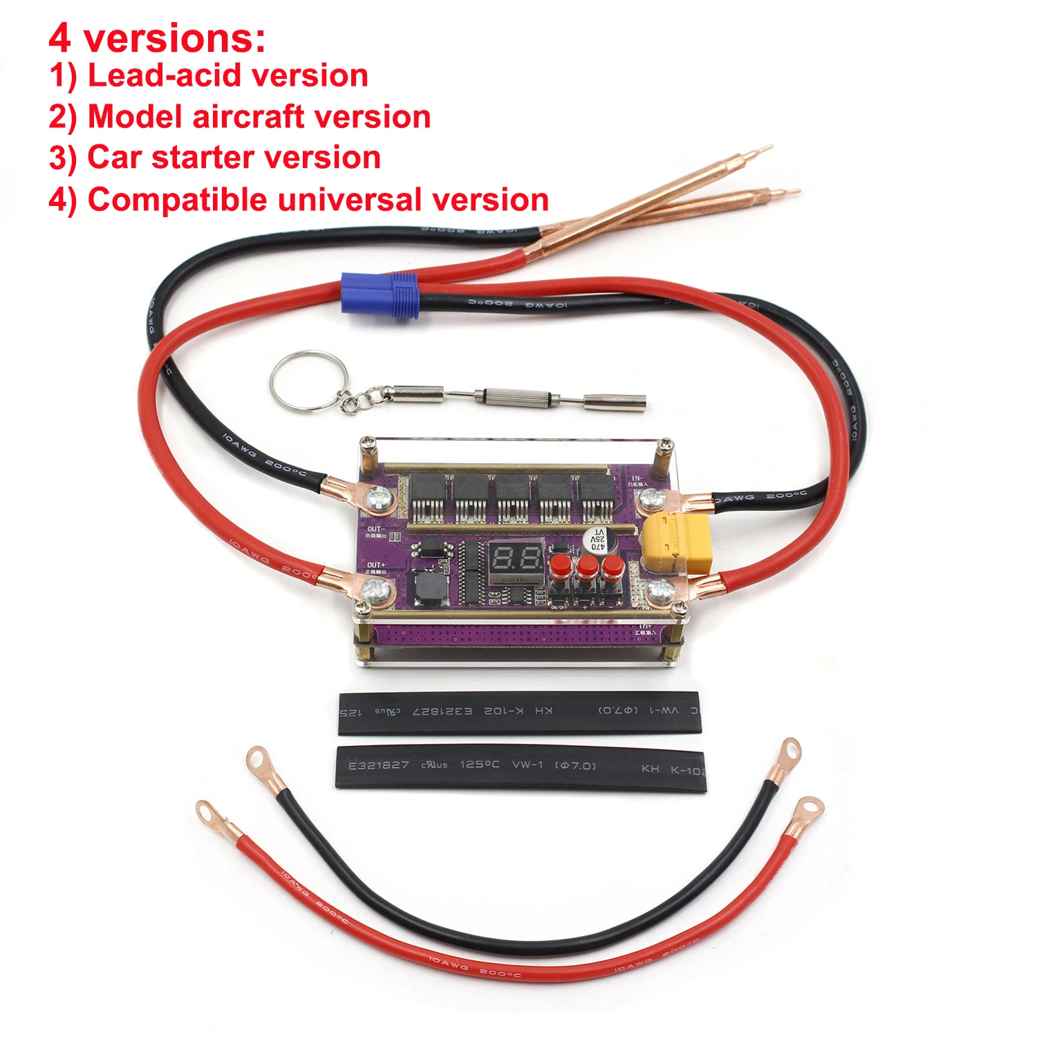 12V Spot Welder DIY Kit 99 Gears of Power Adjustable Spots Welding Control Board for 18650 Battery 0.05-0.3mm Nickel Sheet