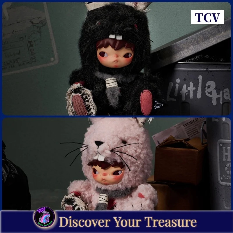 

Коллекционная загадочная коробка-сюрприз Tcv Popmart Hirono Little Rabbit Doll: Брелок-подвеска в виде милой мягкой игрушки, подарок на день рождения для фанатов