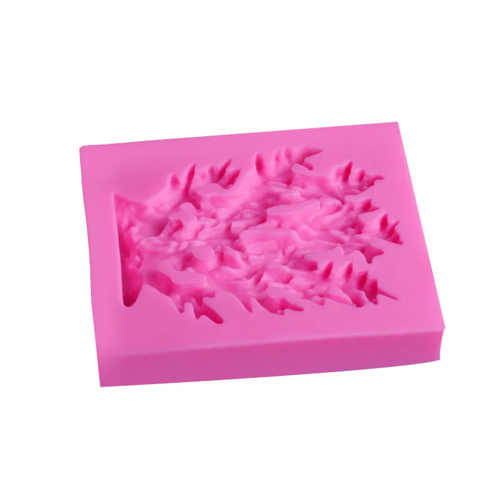 

Seaweed Coral Silicone Mold Pink Environmental Non-Stick Silicone Cake Fondant Chocolate Candy Baking Mold for Creative DIY