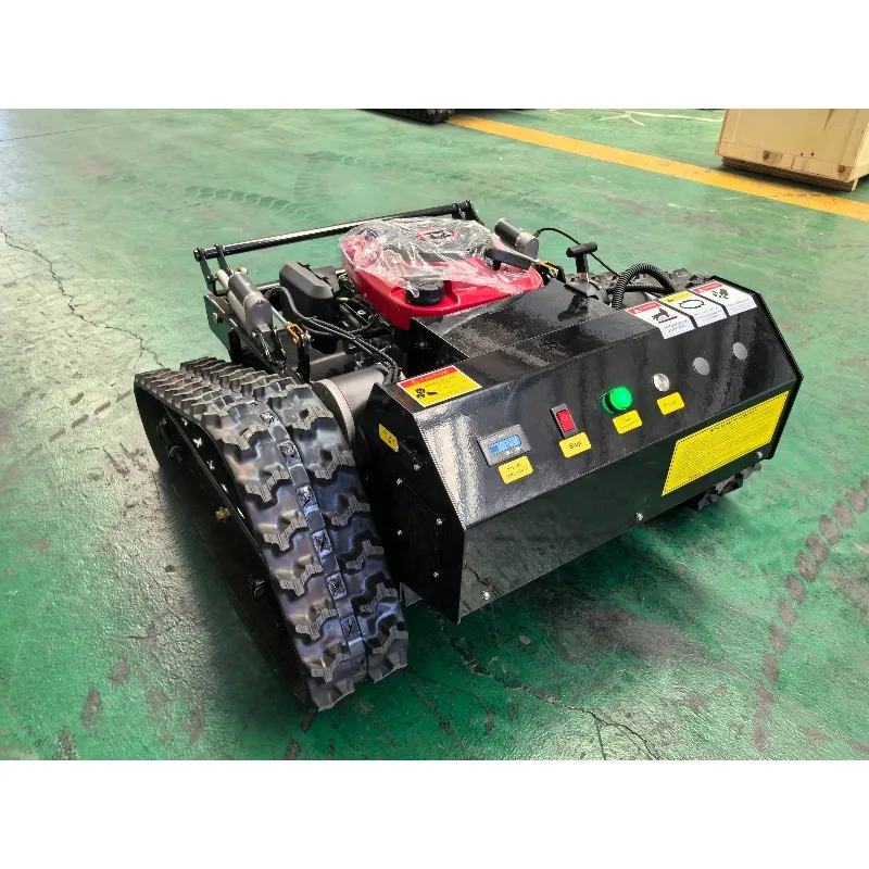 Automatic Crawler Lawn Mower-CE Certified High Quality 4-Stroke Engine Remote-controlled 360 Lawn Mower