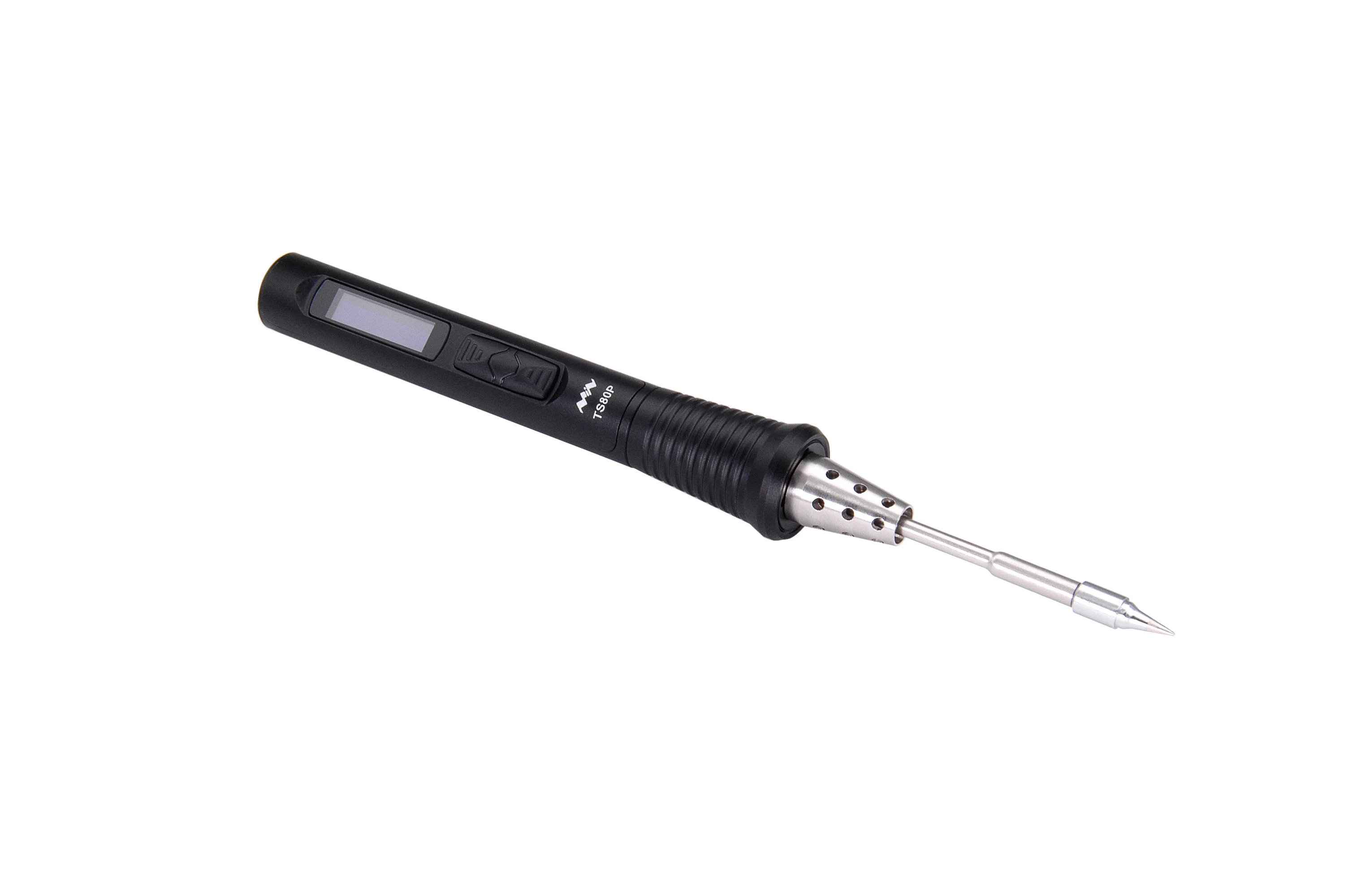 New TS80P Mini Smart Portable Digital Soldering Iron Tool Adjustable Temperature OLED Display With B02 Iron Tip QC3.0 PD2.0 45W