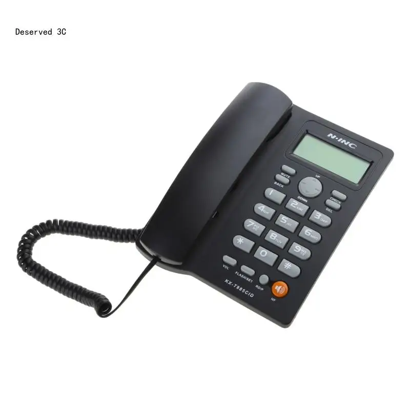 Corded Landline Telephone Desk House Phones with Large Buttons Phone KX-T2025