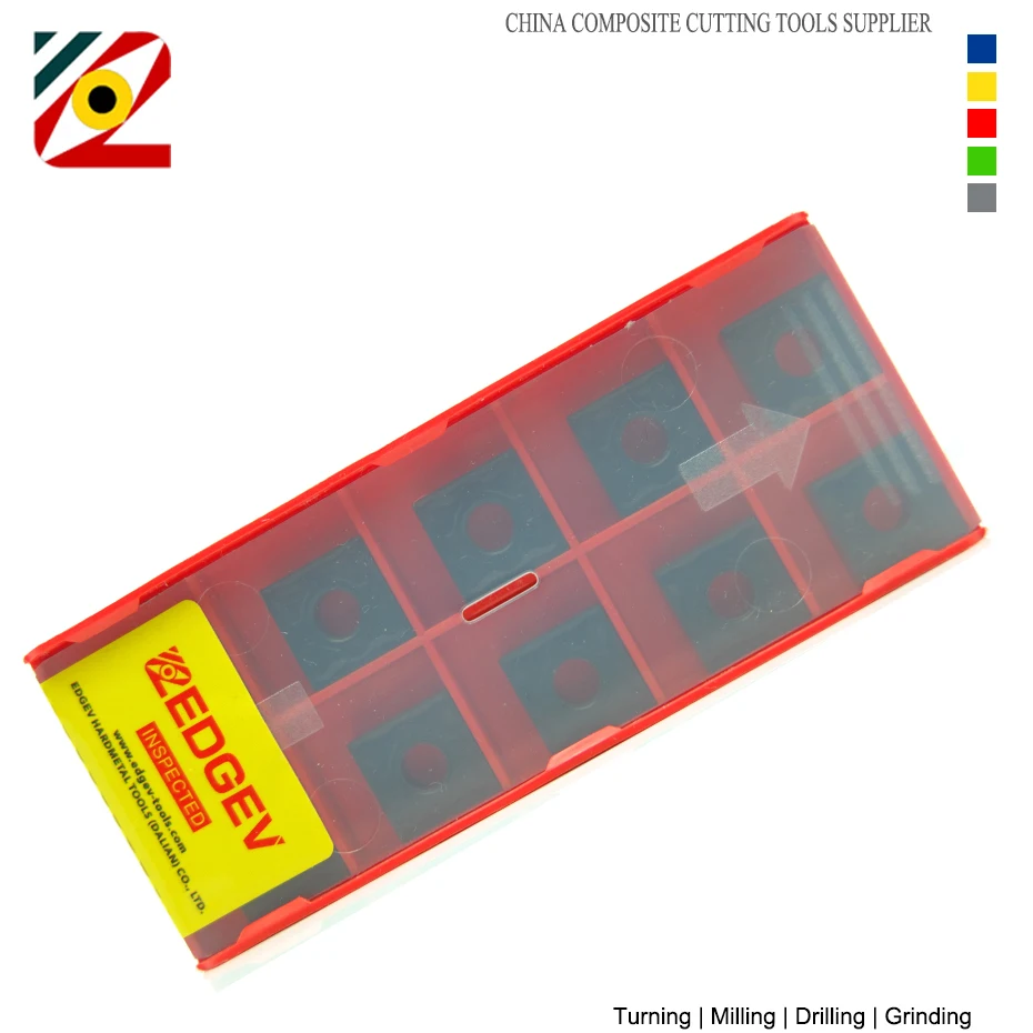 EDGEV 10PCS SNMG120404 SNMG120408 SNMG120412 SNMG431 SNMG432 CNC เครื่องกลึงโลหะภายนอกเครื่องมือทังสเตนคาร์ไบด์แทรกเหล็ก P