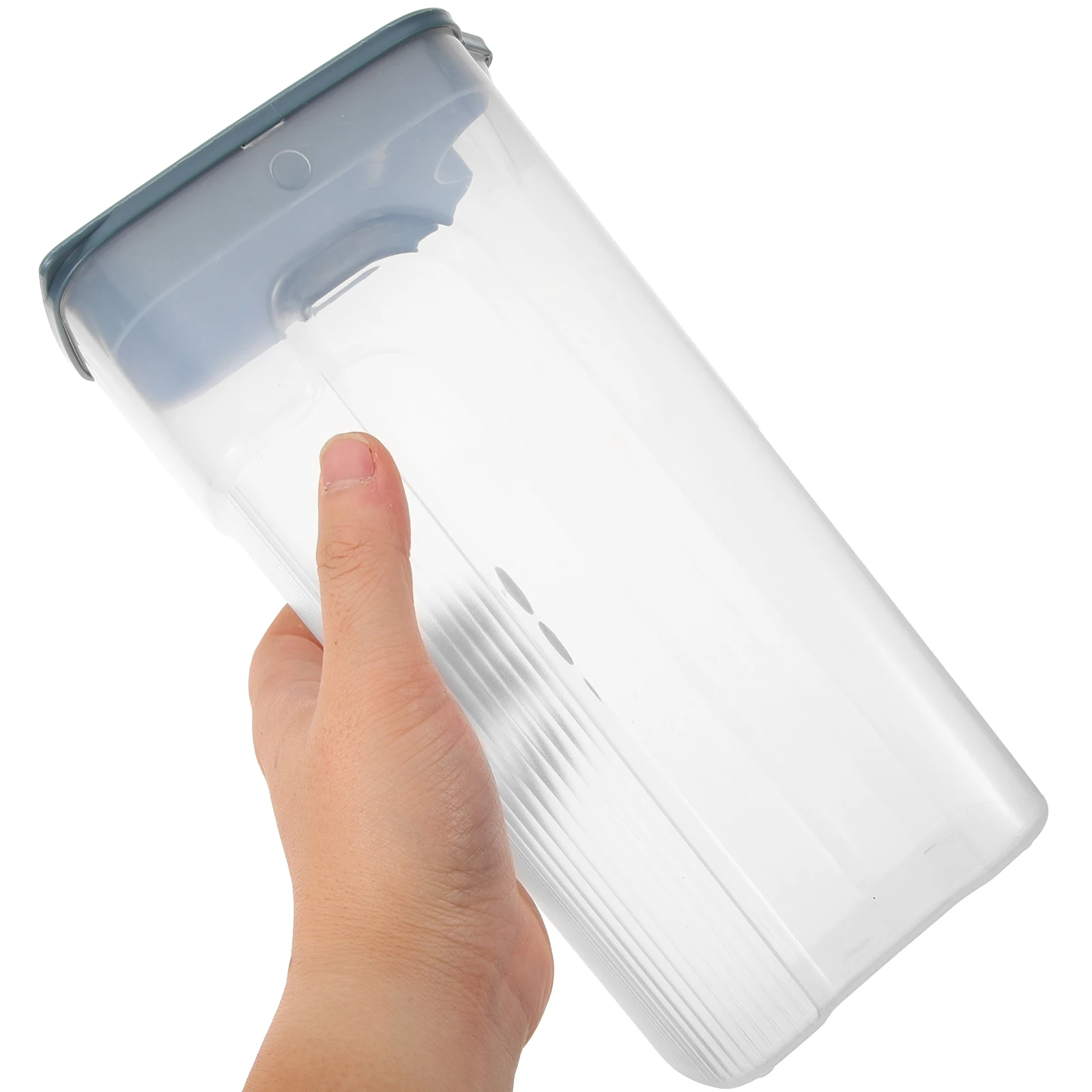 

2.5L Multipurpose Grain Storage Jar Plastic Snacks Canister Airtight Sealed Container for Beans Nuts Rice Dry Food Freshness