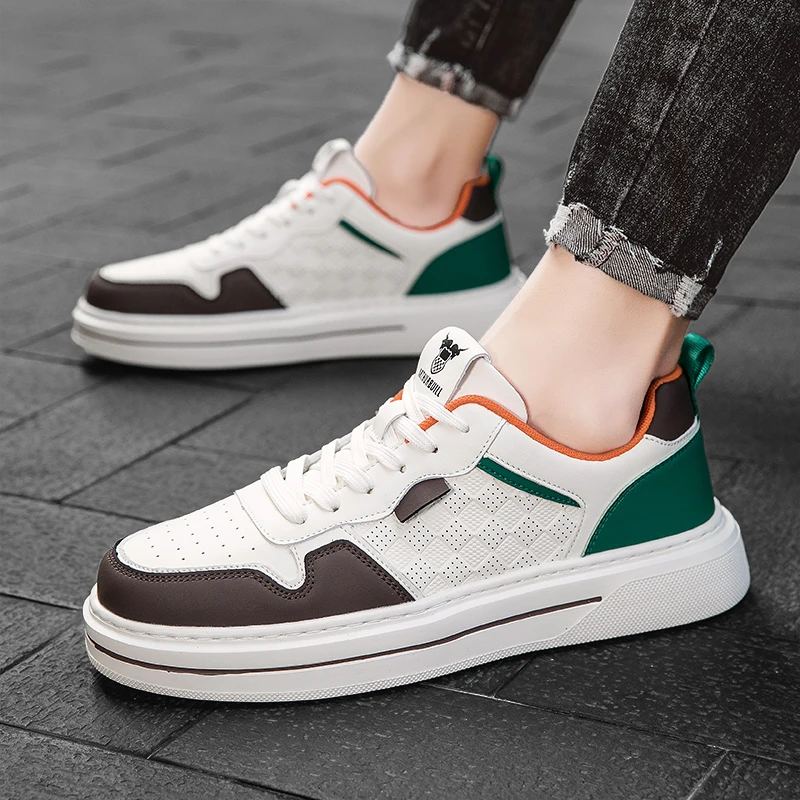 

New Men's Outdoor Sports Canvas Shoes – Lightweight & Comfortable Design with Thick Sole for Cushioning & Support. Ideal for Hik