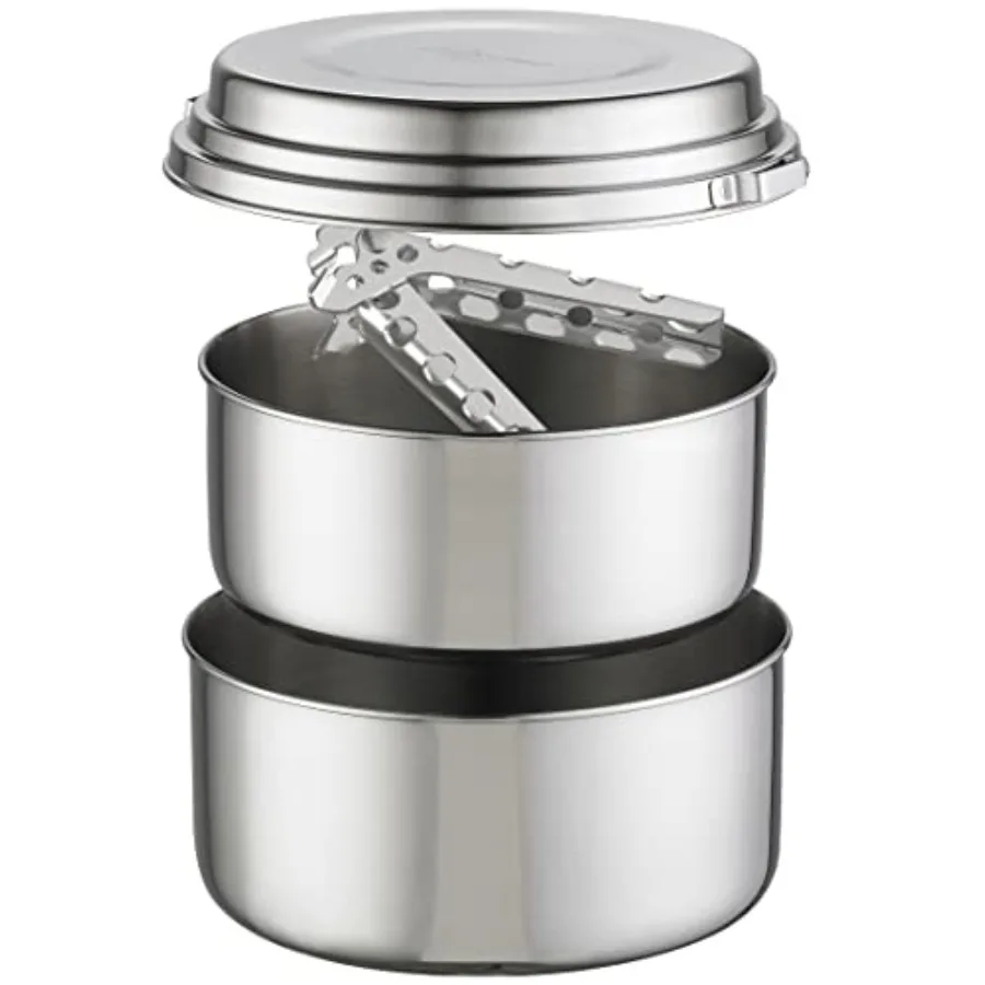 

Alpine 2 Stainless Steel Camping Pot Set