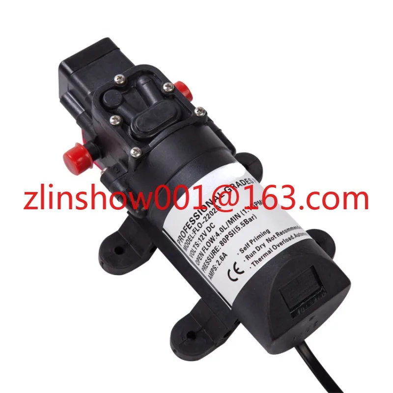 High pressure acid and alkali resistance high lift automatic control spray pump water heater cleaning 12V