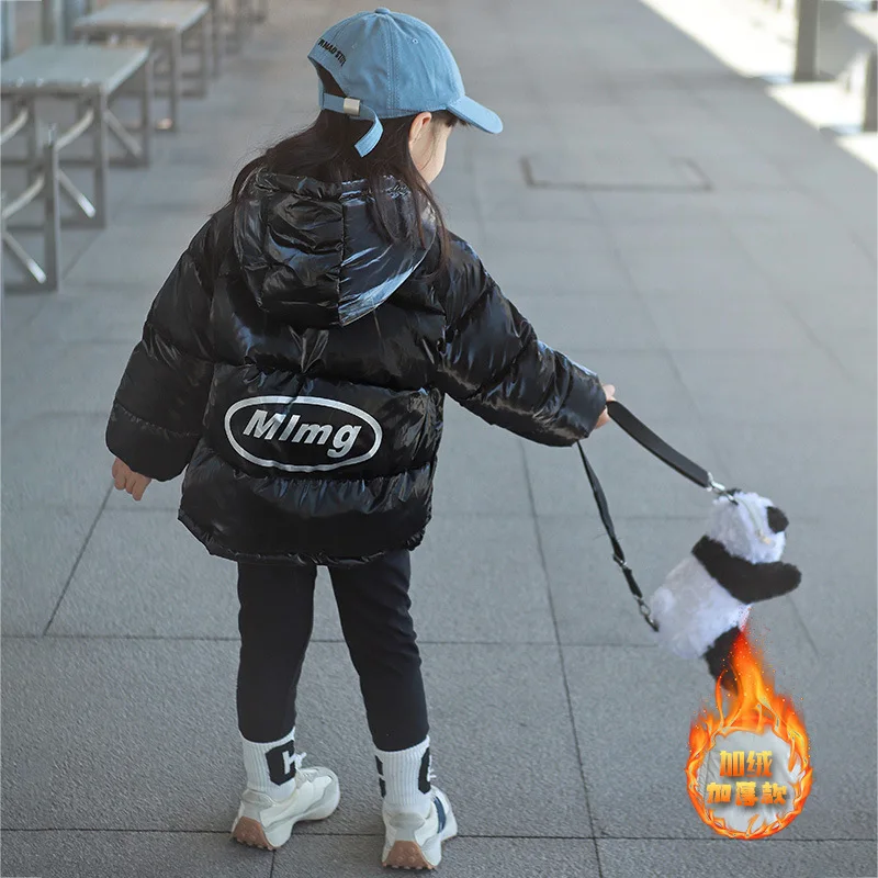 Children's cotton jacket winter new item for boys and girls baby down cotton jacket Korean version thick medium and large childr