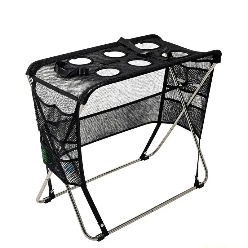 QX2E Dog Grooming Bathing Table with Foldable Frame Bath Hammock for Home Daily Use