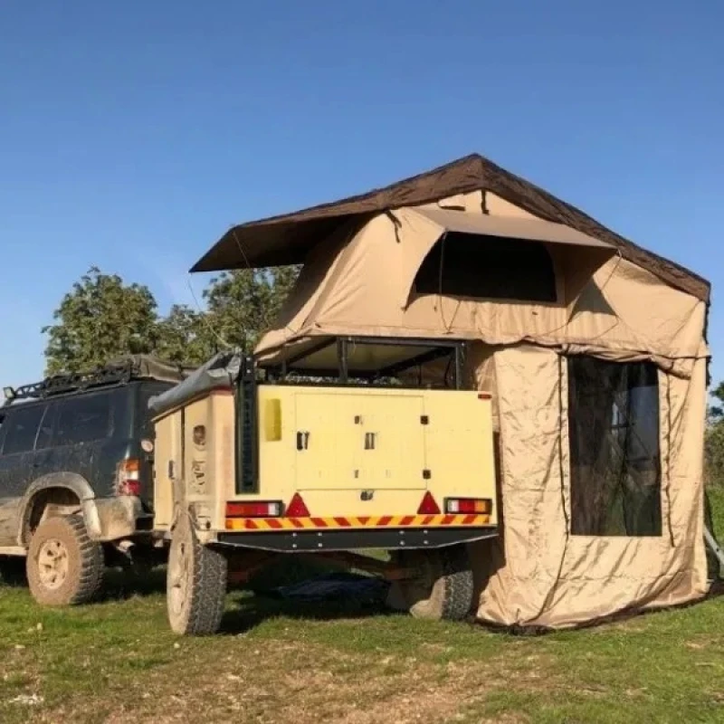 New Style Roof Top Tent With Skylight For 4WD Outdoor Camping Shelter