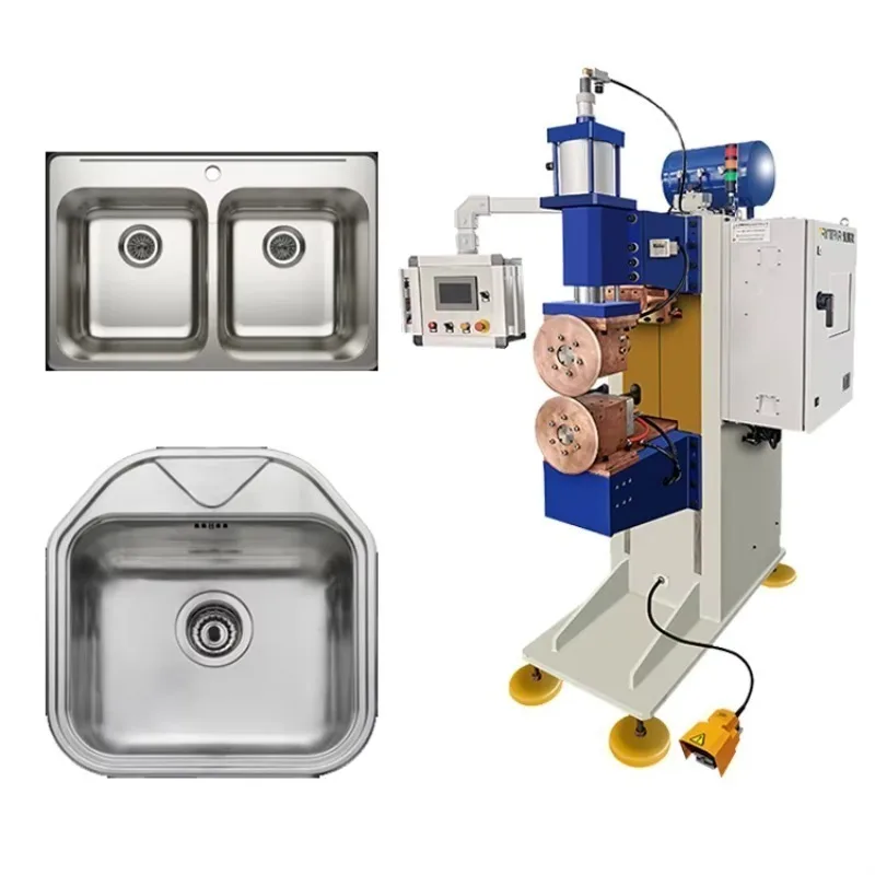 Vertical Automatic Seam Welding Machine Sink Seam Welder