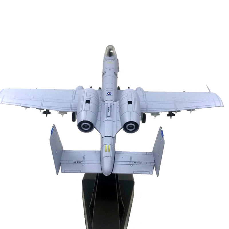 1:100 A-10 Attack Plane Metal Fighter Diecast Aircraft With Stand Display Model For Kids Adult Home Office Decor