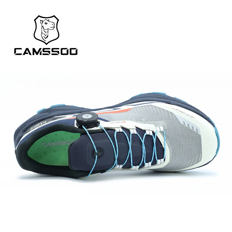 أحذية CAMSSOO للتنزه سيرًا على الأقدام للرجال أحذية رياضية خارجية قابلة للتنفس للرحلات والثلج أحذية شبكية للطرق الوعرة أحذية رياضية كاجوال للمشي والجري