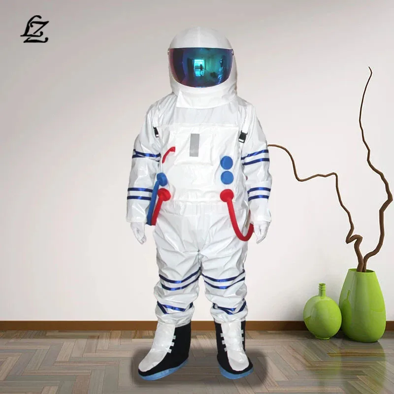 Space Astronaut Cosplay Mascot Costume Child Boy and Girls Birthday Gift Adult Fancy Dress Party Wedding Advertising Shows Props