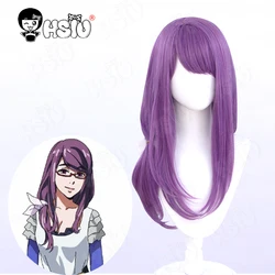 Kamishiro Rize Cosplay Wig Fiber synthetic wig Anime Cosplay Wig「HSIU 」grape purple long Wig Tokyo Ghoul Wig