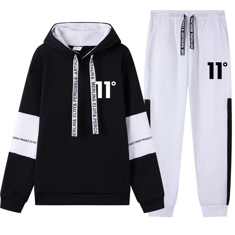 

Quality Daily Men's Tracksuit Autumn Winter Hot Sale Casual Hooded Outdoor Sports Single Piece Sweatshirt And Sweatpants Comfort