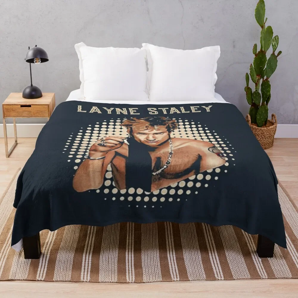 LAYNE STALEY Throw Blanket Decorative Sofa Camping Beautifuls Blankets