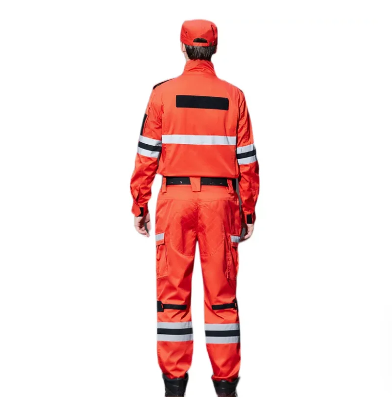 Spring and Autumn New Anti static Earthquake Water Fire Rescue Clothing Training Set