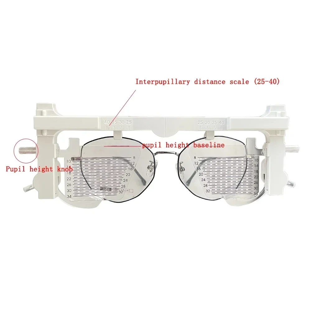 Optical Equipment CE Approved PH Pupil Height Distance Meter Glasses Ruler PD-8